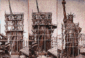 construction of the Statue