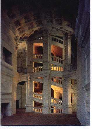 Chteau de la Loire staircase/escalier